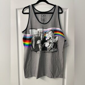 Pride Target Queer Eye Heathered Gray Tank Top Unisex- Plus Available